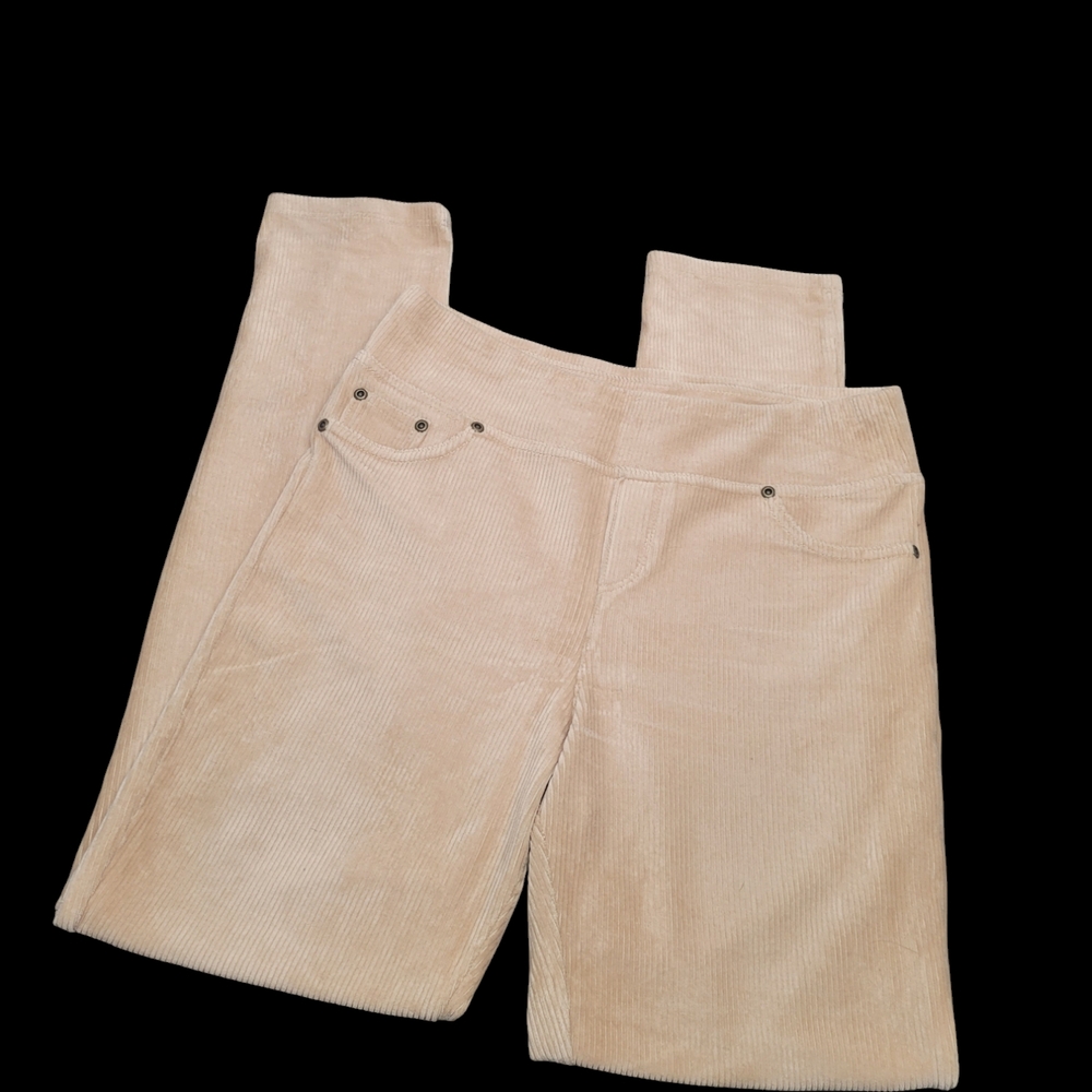 Beige Corduroy Leggings